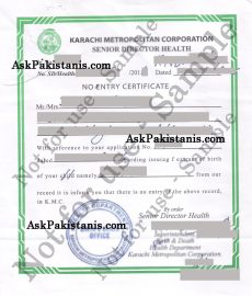 Procedure to get Non Availability of Birth Certificate